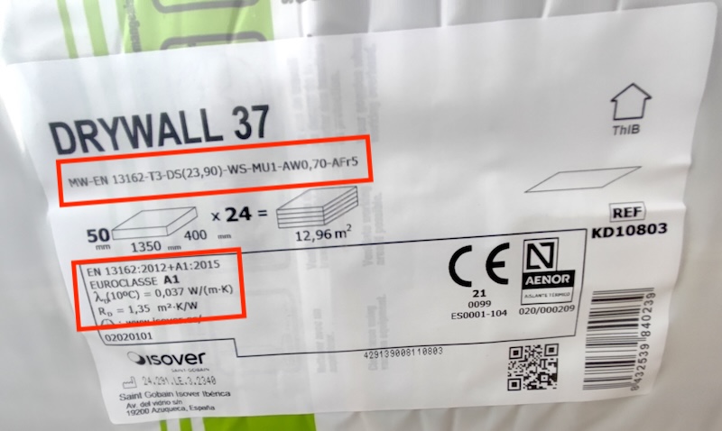 requisitos aislantes térmicos CTE